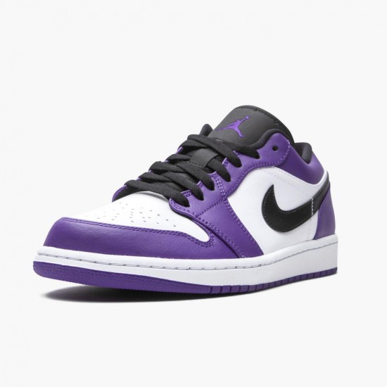 Nike Air Jordan 1 Retro Low Court Purple Dam/Herr 553558-500 Skor