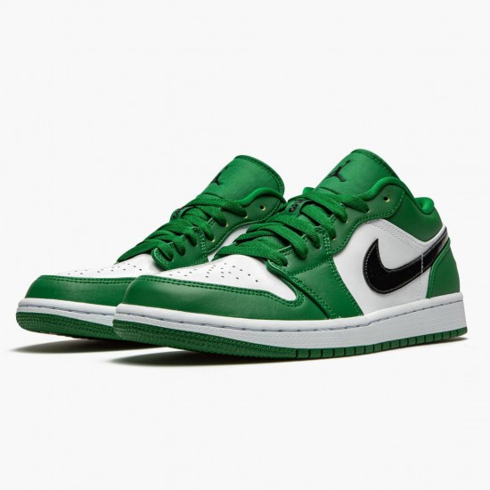 Nike Air Jordan 1 Retro Low Pine Green Dam/Herr 553558-301 Skor