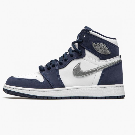 Nike Air Jordan 1 Retro High COJP Midnight Navy Dam/Herr DC1788-100 Skor