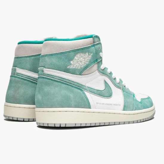 Nike Air Jordan 1 Retro High Turbo Green Dam/Herr 555088-311 Skor