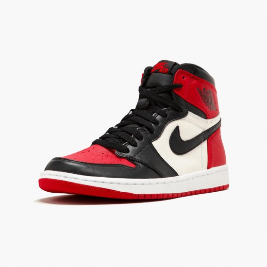 Nike Air Jordan 1 Retro High Bred Toe Dam/Herr 555088-610 Skor