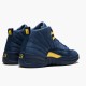 Nike Air Jordan 12 Retro Michigan Herr BQ3180-407 Skor