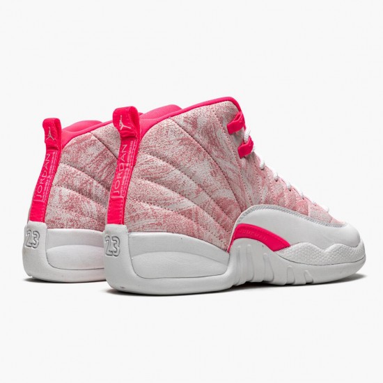 Nike Air Jordan 12 Retro GS Arctic Pink Dams 510815-101 Skor