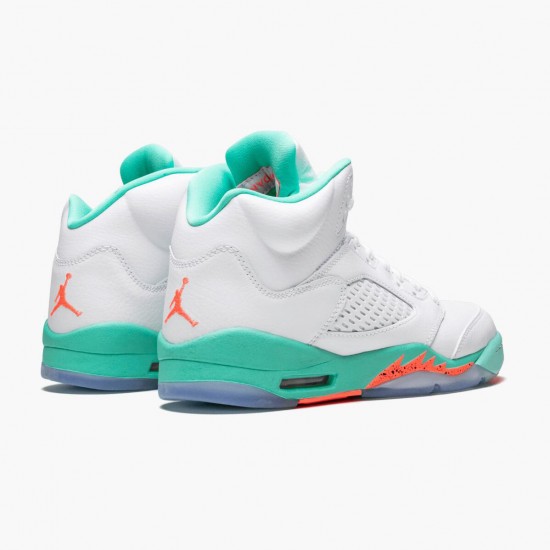 Nike Air Jordan 5 Retro Light Aqua Dam/Herr 440892-100 Skor