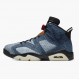 Nike Air Jordan 6 Retro Washed Denim Dam/Herr 384664-060 Skor