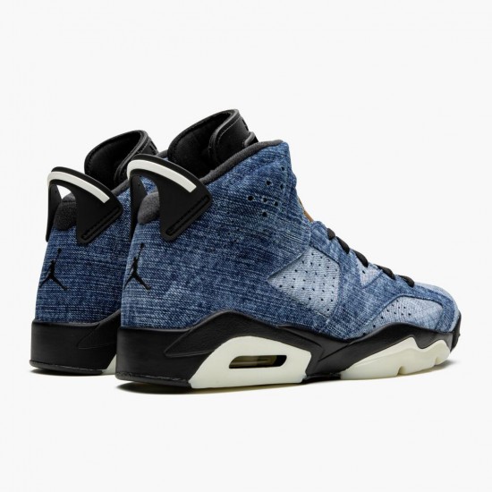 Nike Air Jordan 6 Retro Washed Denim Dam/Herr 384664-060 Skor