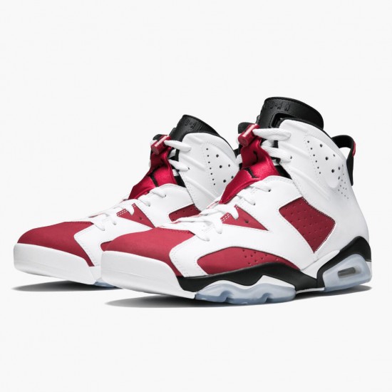 Nike Air Jordan 6 Retro Carmine Dam/Herr 384664-160 Skor