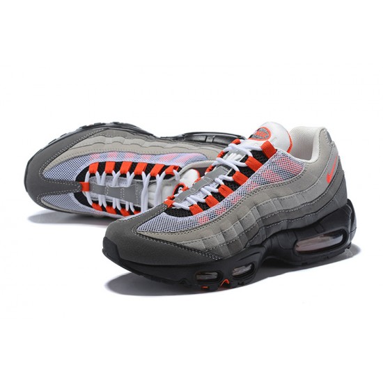 AT2865-100 Män  Air Max 95 OG Grå Röd Skor