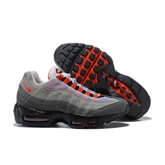 AT2865-100 Män  Air Max 95 OG Grå Röd Skor