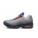 810374-078 Kvinnor/Män Air Max 95 OG QS Svartsafety Orangevolt Skor