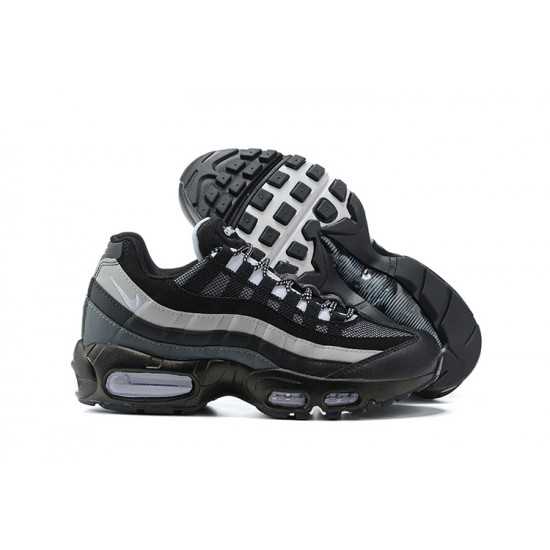 Män Air Max 95 TT Svart Vit and Grå Skor