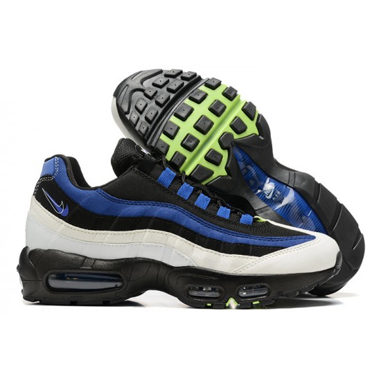 DQ0268-001 Män Air Max 95 TT Blå Vit Svart Skor