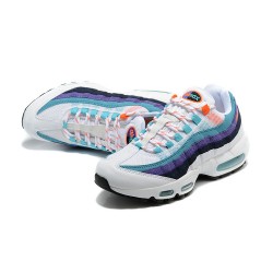 AV7939-100 Män Air Max 95 TT Blå Vit Skor 