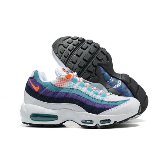 AV7939-100 Män Air Max 95 TT Blå Vit Skor