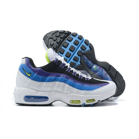 DD9600-100 Män Air Max 95 TT Blå Vit Skor