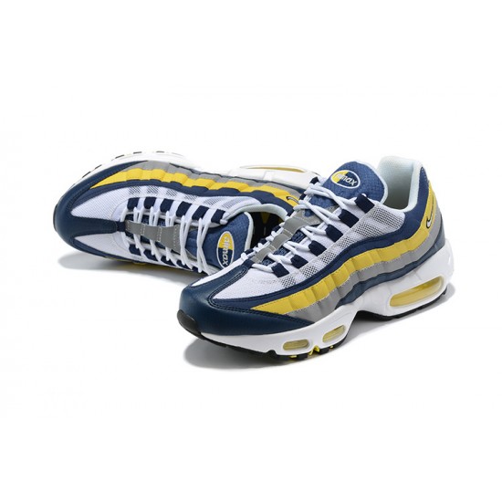 CZ0191-400 Män Air Max 95 TT Blå Gul Skor