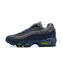 DA1504-400 Män Air Max 95 TT Grå Blå and Svart Svart Skor 