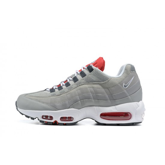 Män Air Max 95 TT Grå Vit and Röd Skor