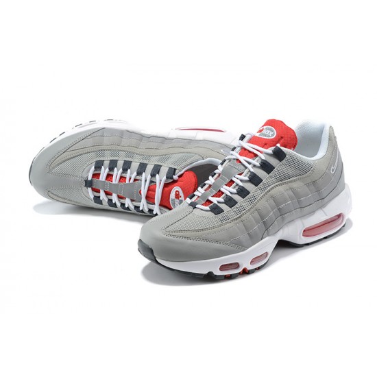 Män Air Max 95 TT Grå Vit and Röd Skor