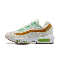 CZ0154-100 Män Air Max 95 TT Vit  Grön Brun Skor 