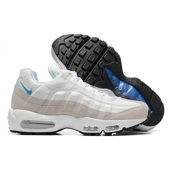 DJ9981-100 Män Air Max 95 TT Vit Blå Skor