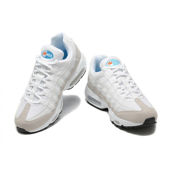 DJ9981-100 Män Air Max 95 TT Vit Blå Skor