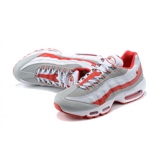 Män Air Max 95 TT Vit Röd and Grå Skor