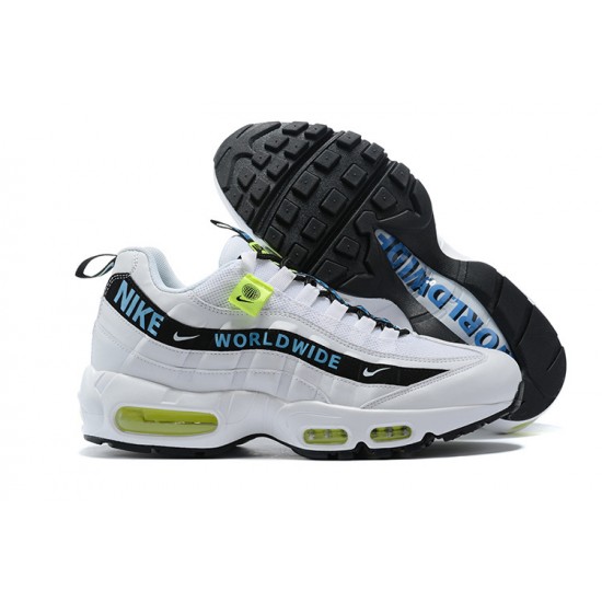 CT0248-100 Män Air Max 95 TT Worldwide Pack Vit Svart Skor