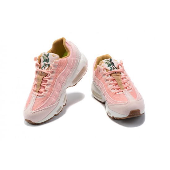 DQ2275-800 Kvinnor Air Max 95 TT Rosa Vit Skor