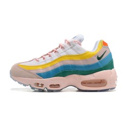 DQ9323-200 Kvinnor Air Max 95 TT Gul Rosa Vit Skor 