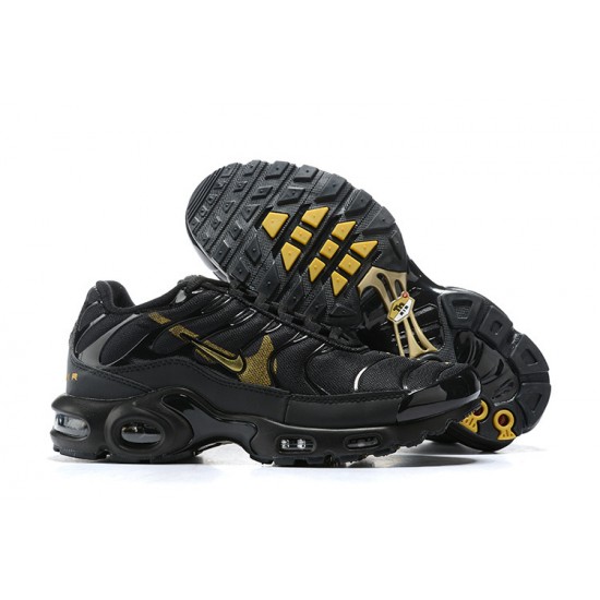 Män Air Max Plus Tn Svart Guld Skor