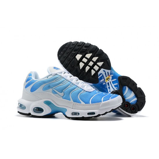 852630-411 Män Air Max Plus Tn Blå Vit Skor