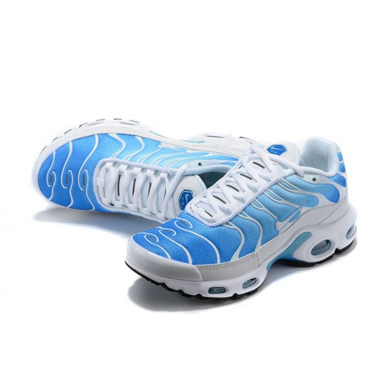 852630-411 Män Air Max Plus Tn Blå Vit Skor