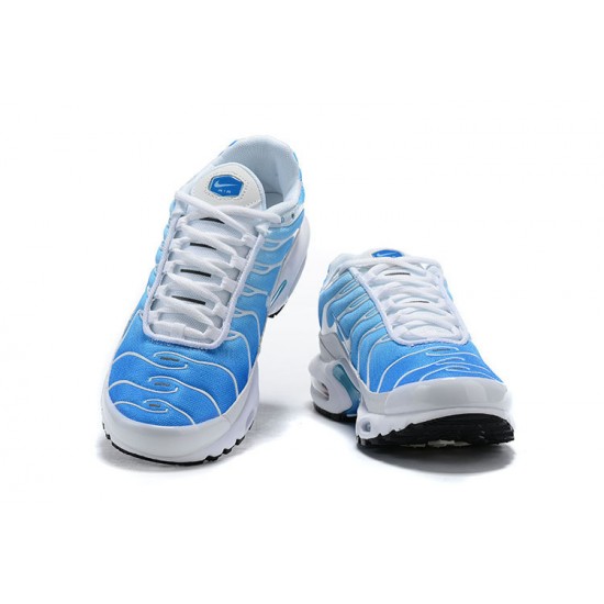 852630-411 Män Air Max Plus Tn Blå Vit Skor