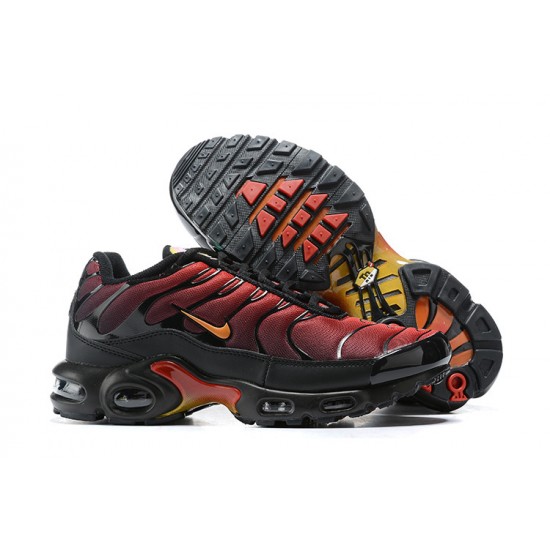 CV1636-002 Män Air Max Plus Tn Magma Pack Svart Röd Skor