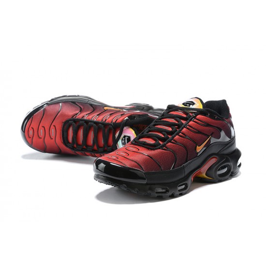 CV1636-002 Män Air Max Plus Tn Magma Pack Svart Röd Skor