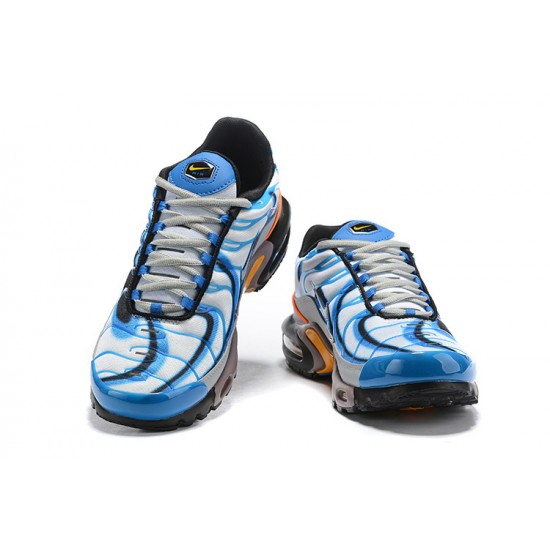 815994-400 Män Air Max Plus Tn QS Vit Blå Skor