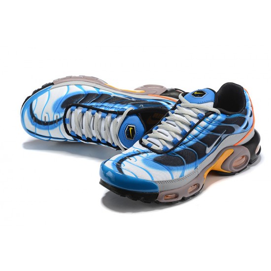 815994-400 Män Air Max Plus Tn QS Vit Blå Skor