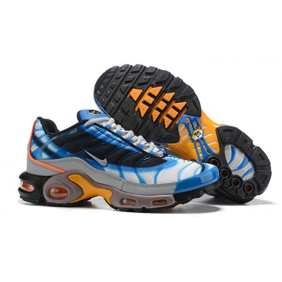 815994-400 Män Air Max Plus Tn QS Vit Blå Skor