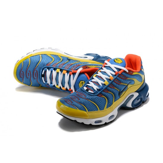 CJ9987-600 Män Air Max Plus Tn SE Blå Gul Skor