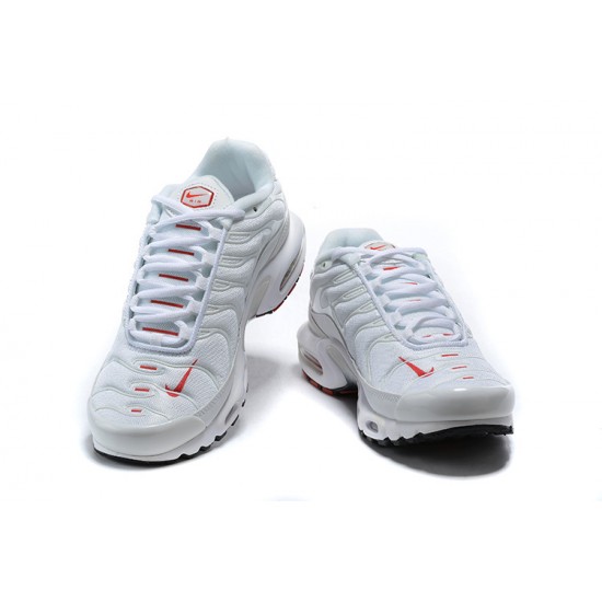 CU3454-100 Män Air Max Plus Tn Vit Röd Skor