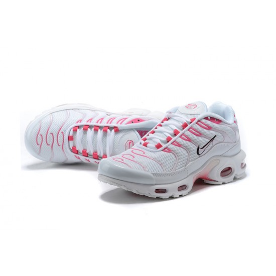 852630-106 Kvinnor Air Max Plus Tn Rosa Vit Skor