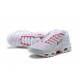 852630-106 Kvinnor Air Max Plus Tn Rosa Vit Skor