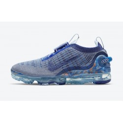 CT1823-400 Kvinnor/Män Air VaporMax 2020 Flyknit Blå Skor 