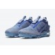 CT1823-400 Kvinnor/Män Air VaporMax 2020 Flyknit Blå Skor