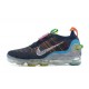 CJ6740-400 Kvinnor/Män Air VaporMax 2020 Flyknit Deep Royal Blå Skor