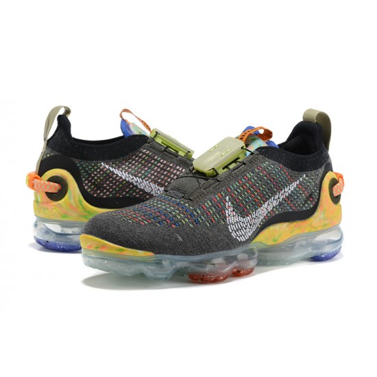 CJ6740-002 Kvinnor/Män Air VaporMax 2020 Flyknit Grå Gul Skor