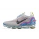 CJ6740-001 Kvinnor/Män Air VaporMax 2020 Flyknit Vit Purpl Skore