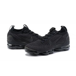 DH4084-001 Kvinnor/Män Air VaporMax 2021 Flyknit Svart Skor 