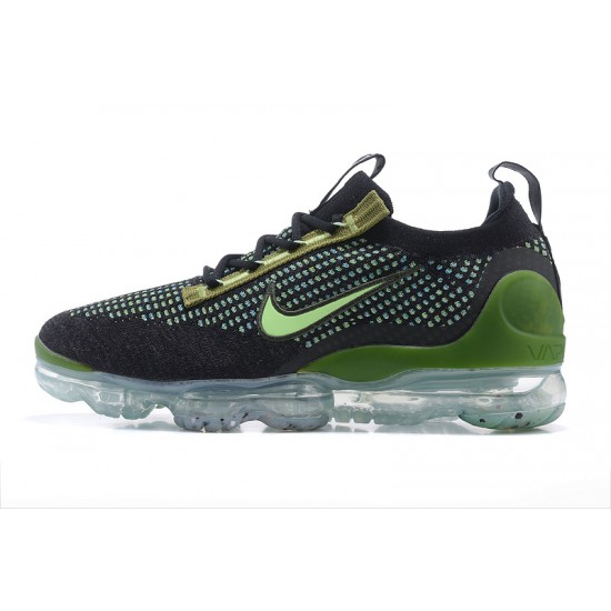 DQ7640-001 Kvinnor/Män Air VaporMax 2021 Flyknit Svart Grön Skor